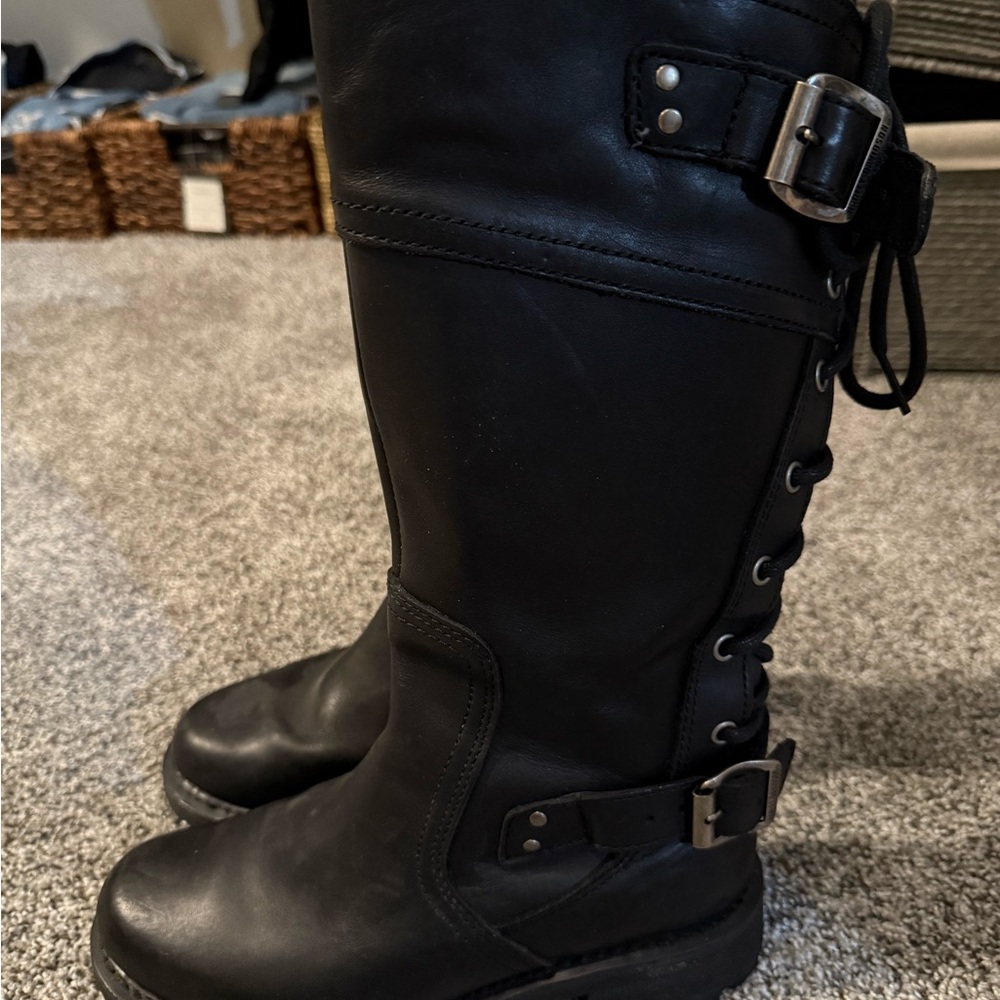 Harley Davidson Black Women's Boots